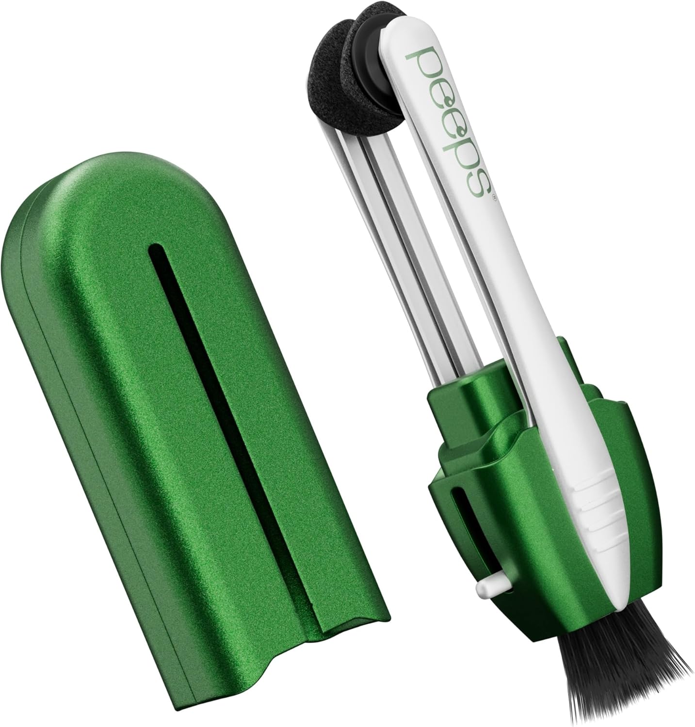Peeps® Plus Eyeglass Cleaner - Soft Touch Green