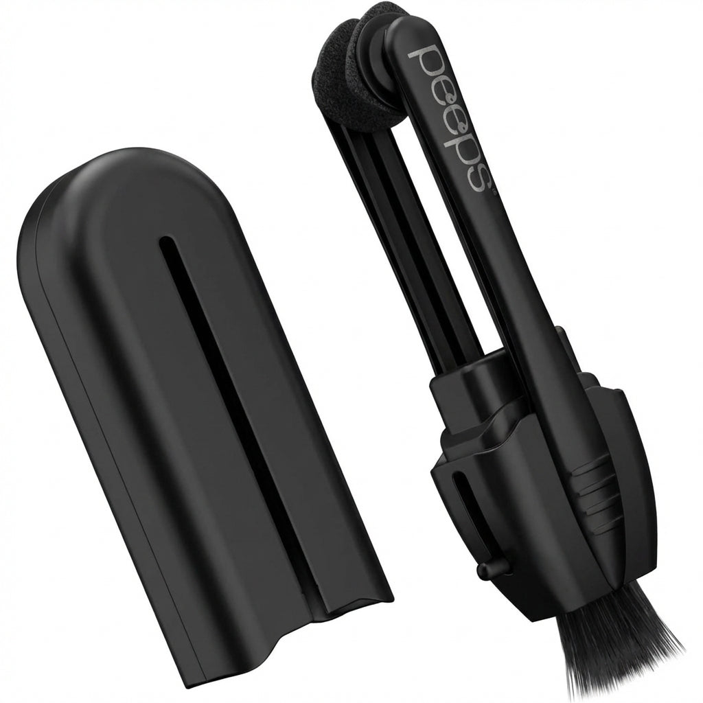 Peeps® Plus Eyeglass Cleaner - Soft Touch Black
